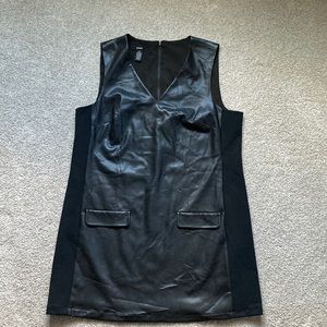 Alfani Vegan Leather Dress